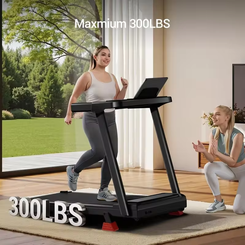 3-in-1 Adjustable Treadmill with 15% Incline, Portable for Home and Office, Folding with Handles, 3.0HP Quiet, 3-Screen Display