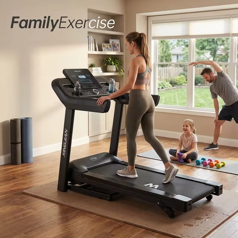 2026 Basic Model Smart Incline Treadmill  Multi-function LED Display Ultra-Quiet Folding Running Machine for Home Gym