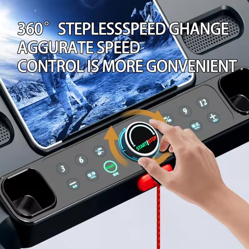 2026 Basic Model Smart Incline Treadmill  Multi-function LED Display Ultra-Quiet Folding Running Machine for Home Gym