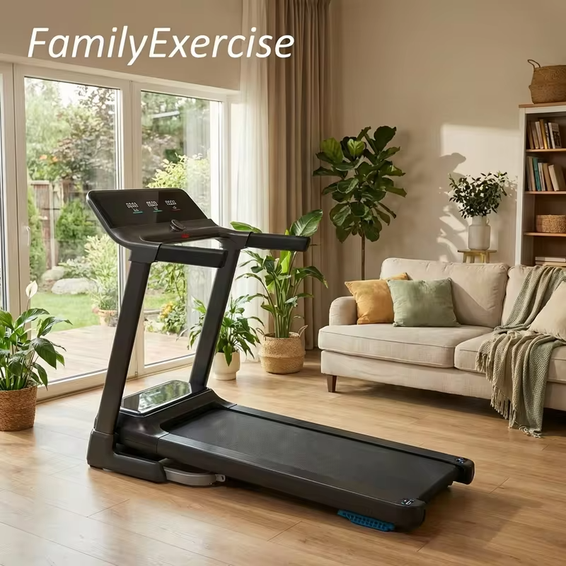 2026 FoldableSpace-Saving Treadmill with LED Display 2.5HP 12km/h Ultra-Quiet Home Office Walking Machine