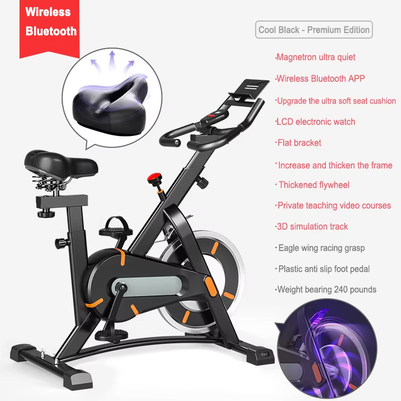 Dynamic Bike Home Lightweight Silent Fitness Bike Sports Fitness Bike Indoor Silent Dynamic Bike Training Equipment