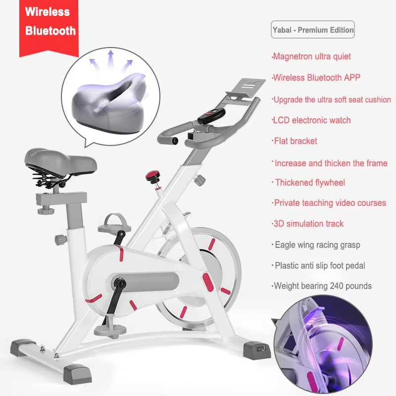 Dynamic Bike Home Lightweight Silent Fitness Bike Sports Fitness Bike Indoor Silent Dynamic Bike Training Equipment