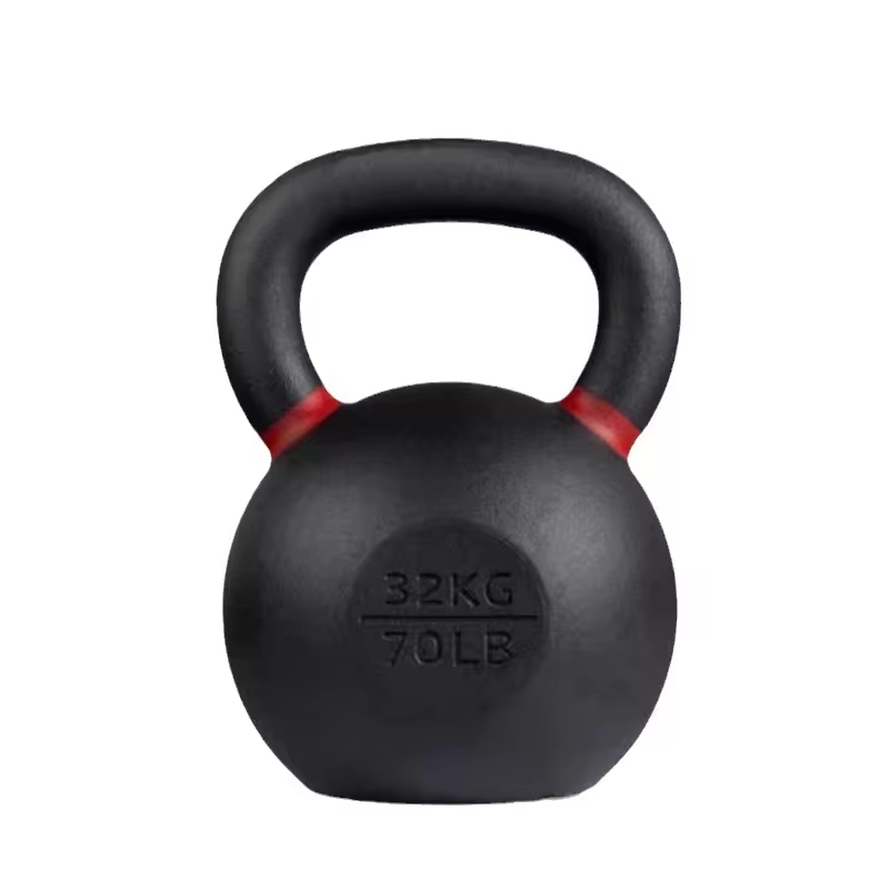 2026  High Quality Durable  Strength Training Solid Cast Iron Pure Steel Kettlebell Unisex Dumbbells Gym Fitness