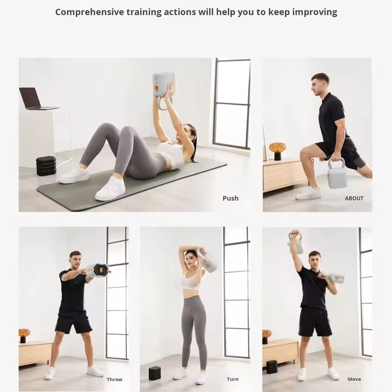 Smart Adjustable Kettlebell Home Use Heavy Professional Commercial Butt Lift Unisex Fitness