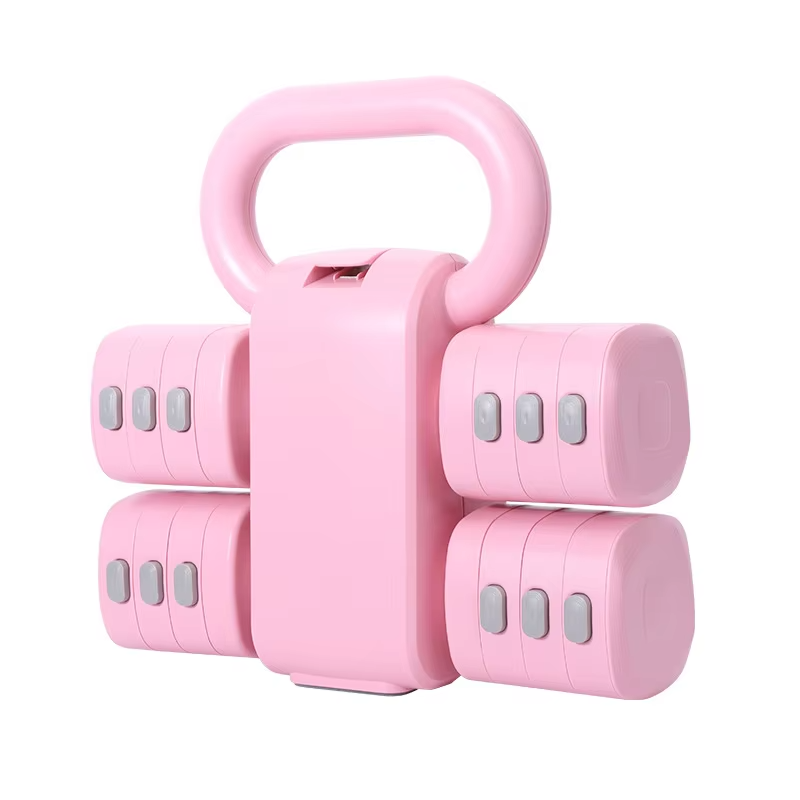 2026  New Design Gym Women's Steel Lightweight Adjustable Dumbbell Kettlebell Set Custom Colors Yoga Training Home Sport