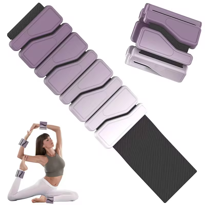 2PC 2Lbs Silicone Weight-bearing Bracelet Adjustable Leggings Sandbag Arm Wrist Calf Gravity Yoga Running Swimming Bracelet