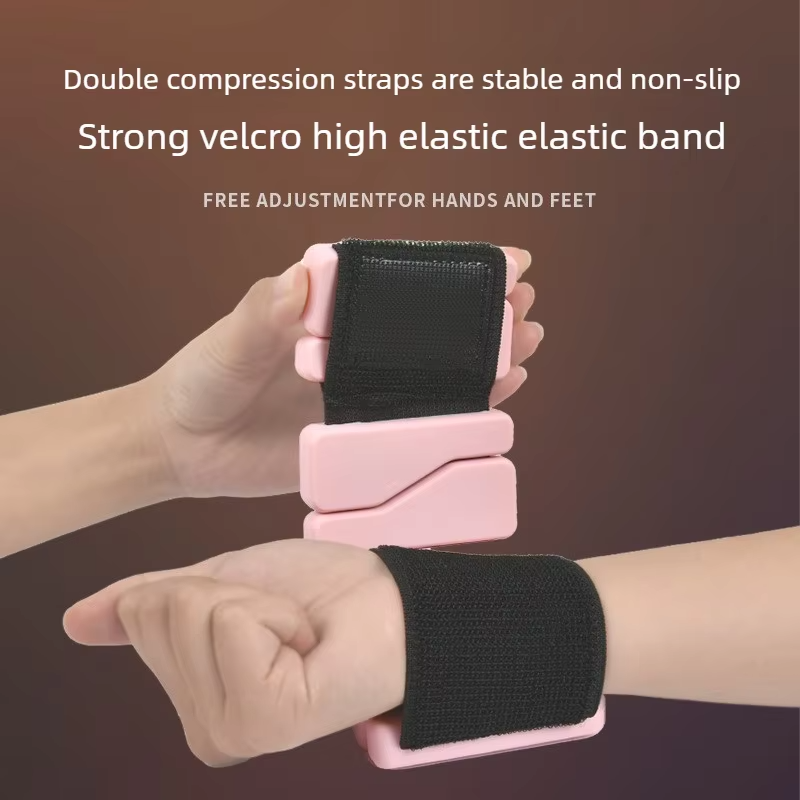 2PC 2Lbs Silicone Weight-bearing Bracelet Adjustable Leggings Sandbag Arm Wrist Calf Gravity Yoga Running Swimming Bracelet