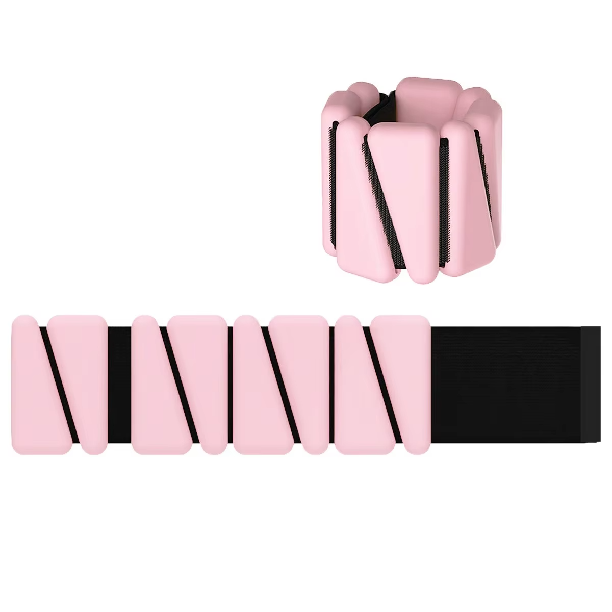 Wholesale Yoga Gravity Band Fitness Weight-bearing Silicone + Cast Iron Bracelet Customized Color/ Wrist Ankle Use Hook Loop