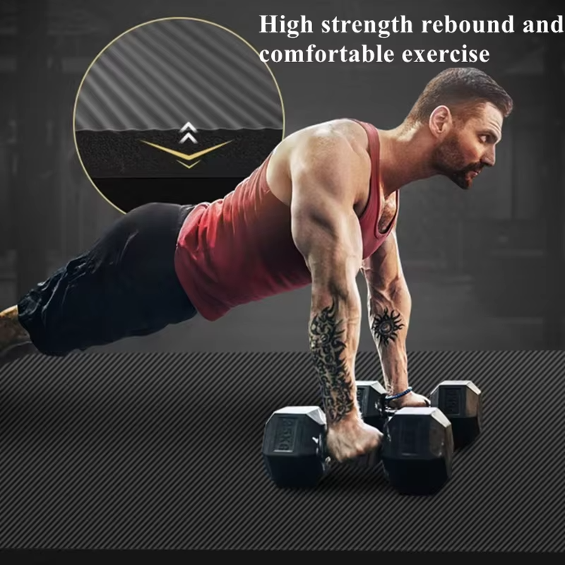 10MM Thick NBR 200x90cm Yoga Mats Anti-slip Sport Fitness Mat Blanket For Exercise Yoga Pilates Gymnastics Mat Fitness Equipment