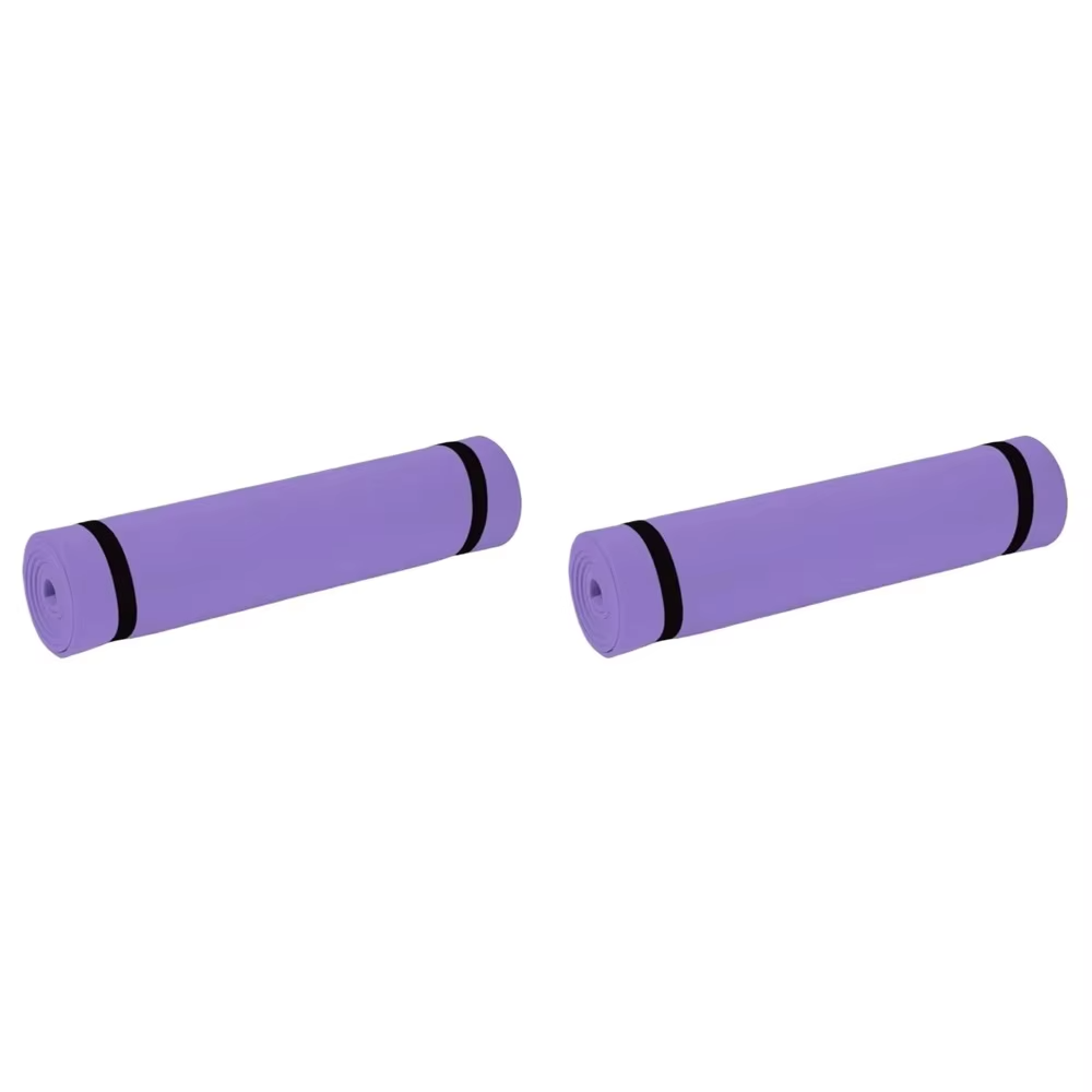 1/2Pcs Thick Yoga Mat Anti-skid Sports Fitness Mat EVA Comfort Foam Yoga Mat For Exercise Yoga And Pilates Gymnastics Mat