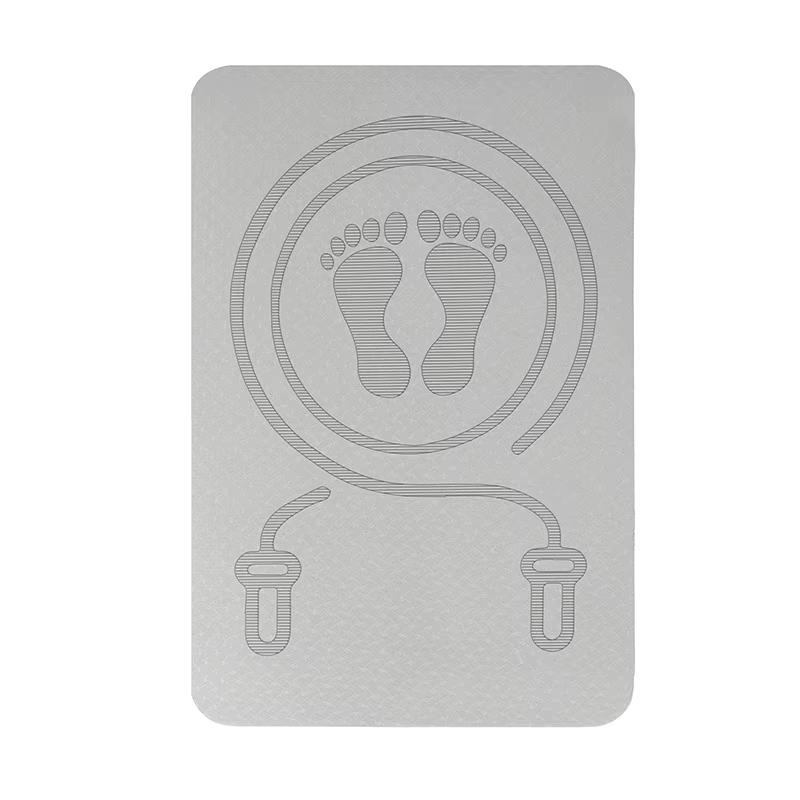 Hot 6MM Skipping Rope Mat Anti-noise Jump Rope Mat Floor Mats Exercise Shock Absorption Yoga Mat TPE Skipping Mat Fitness Pad