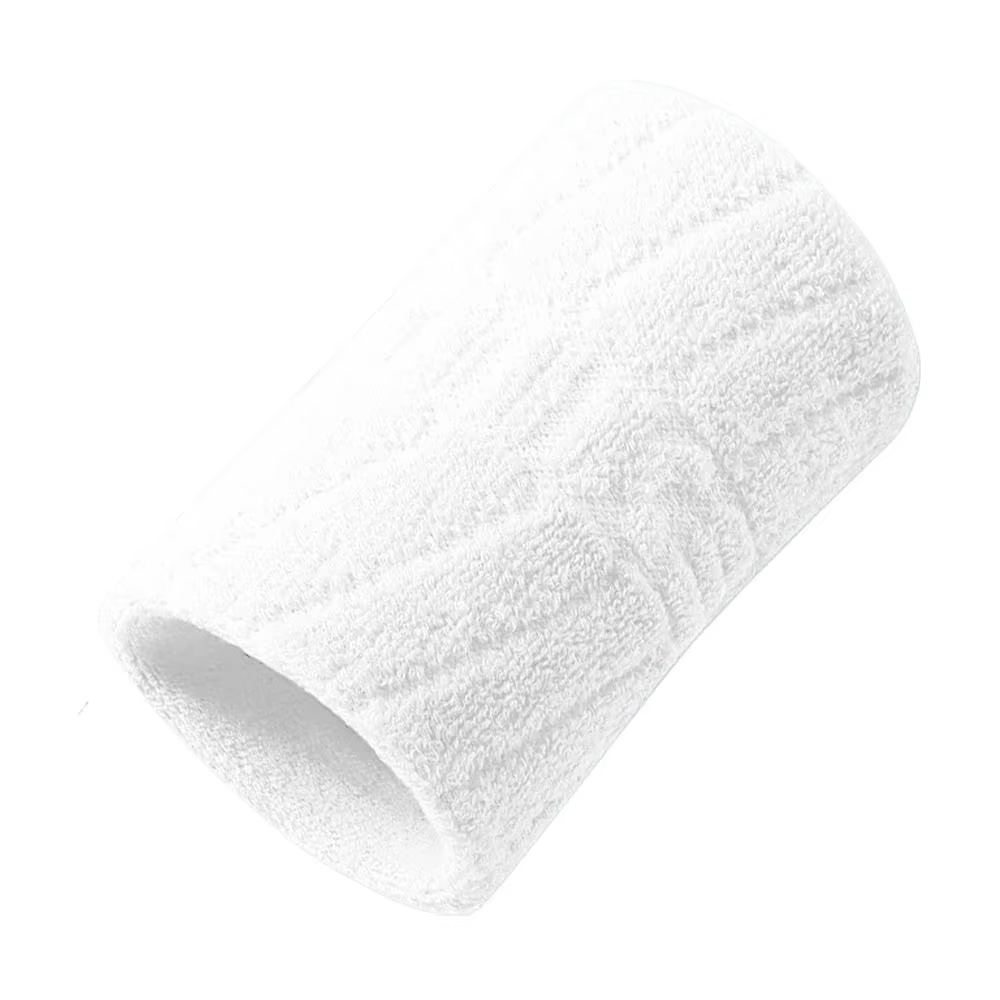 Sports wristband, all season sweat absorbing cotton wrist towel, twisted tendon sheath, protective cover for badminton, basketba