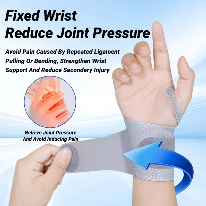 1pcsTendonitis Relief Breathable Wrist Gym Strap Sprains Ultra Support For Exercise Arthritis CarpalTunne lThin Adjustable Pain