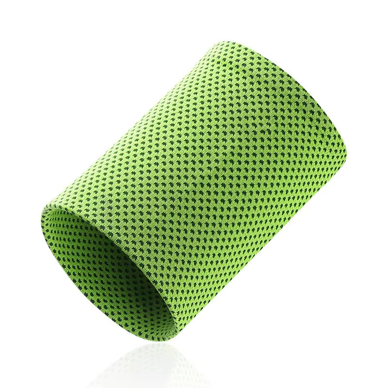 1pcs Soft Breathable Cooling Wrist Protector Stay Cool Soft Sports Sweat Wrist Bands for Football Basketball Running Sports