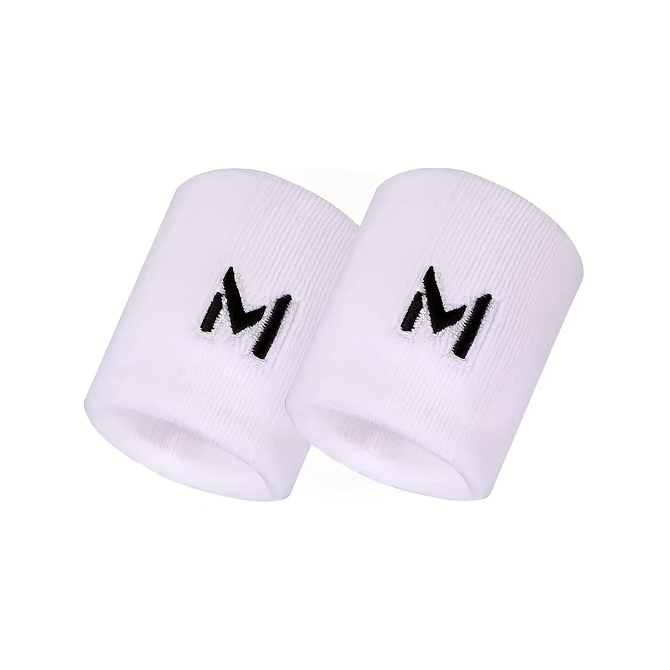 2pcs Sports Wristbands, Sweat-Absorbent and Breathable, for Men and Women, Fitness and Basketball Wrist Sleeves