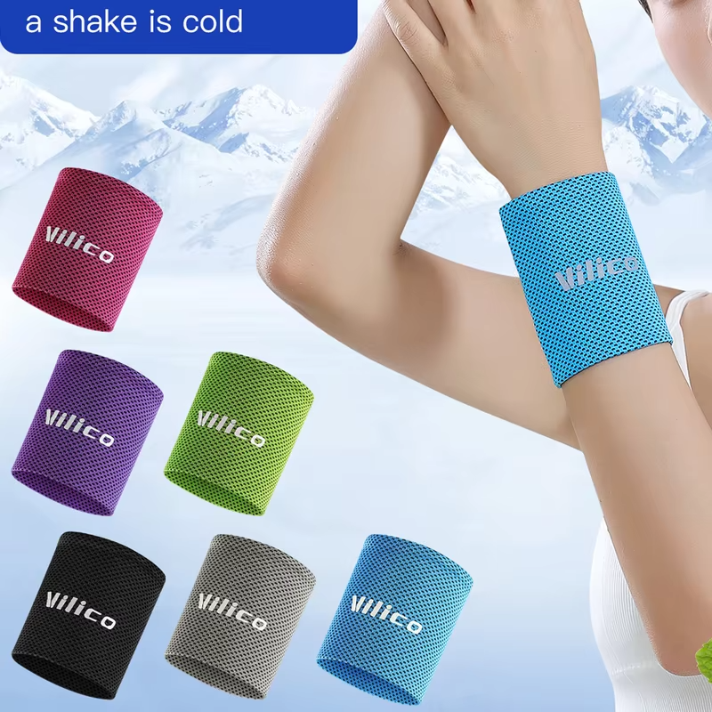 Wrist Support Band Wristband Sport Bracers Sweat Towel Cuff Tennis Wrist Guard Protector Strap Fitness Run Sweatband Gym