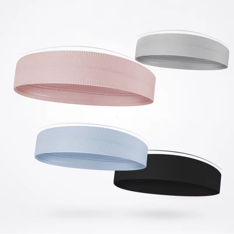 Sports Elastic Headband With Sweat Absorption And Anti Slip Moisture Fitness Yoga Tennis Cycling Sweatband Men Women Hair Band